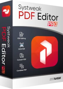 Systweak PDF Editor Free Download